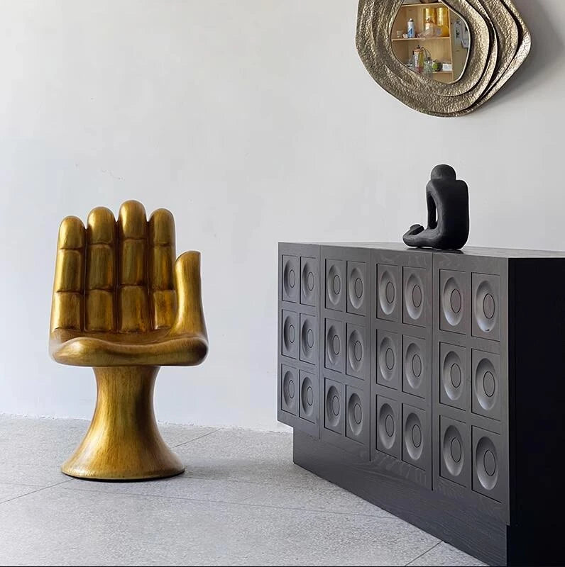 モダンデザインの多層板キャビネット - 独特なフォルムで収納力抜群! hsxz-2186