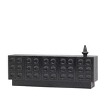 モダンデザインの多層板キャビネット - 独特なフォルムで収納力抜群! hsxz-2186