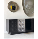 モダンデザインの多層板キャビネット - 独特なフォルムで収納力抜群! hsxz-2186