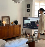 無垢材キャビネット - シンプルでモダンなデザイン、収納力抜群! hsxz-2187