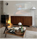 無垢材キャビネット - シンプルでモダンなデザイン、収納力抜群! hsxz-2187