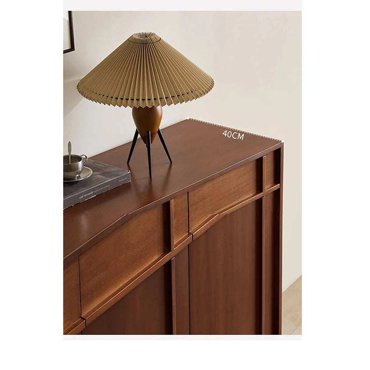 無垢材キャビネット - シンプルでモダンなデザイン、収納力抜群! hsxz-2187