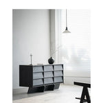 アッシュ材&スギ材使用のスタイリッシュキャビネット - モダンなインテリアに最適【送料無料】 hsxz-2188