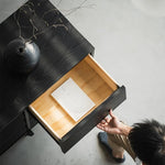 アッシュ材&スギ材使用のスタイリッシュキャビネット - モダンなインテリアに最適【送料無料】 hsxz-2188