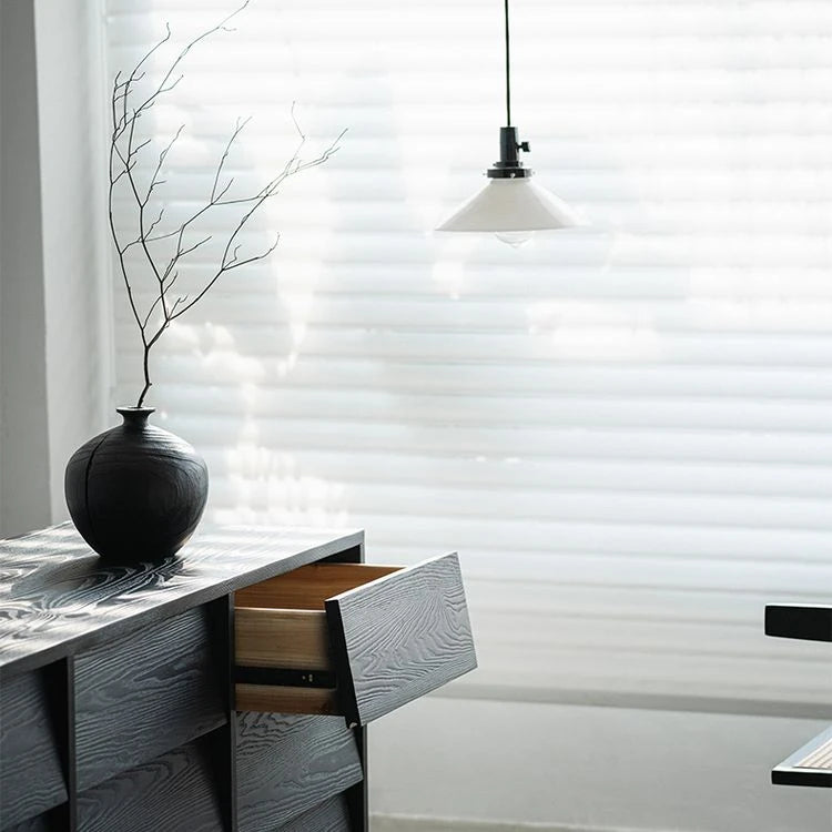 アッシュ材&スギ材使用のスタイリッシュキャビネット - モダンなインテリアに最適【送料無料】 hsxz-2188