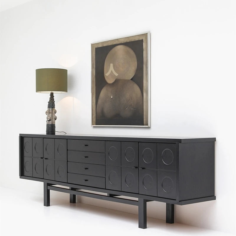 アッシュ材のシンプルモダンテレビ台 - おしゃれなリビング空間を演出する収納付きデザイン hsxz-2192