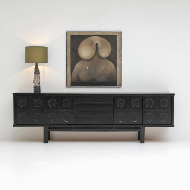 アッシュ材のシンプルモダンテレビ台 - おしゃれなリビング空間を演出する収納付きデザイン hsxz-2192