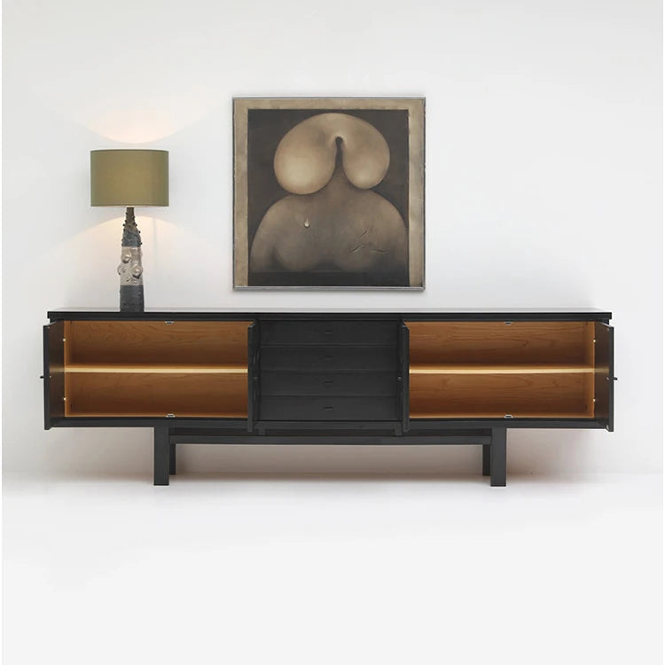 アッシュ材のシンプルモダンテレビ台 - おしゃれなリビング空間を演出する収納付きデザイン hsxz-2192