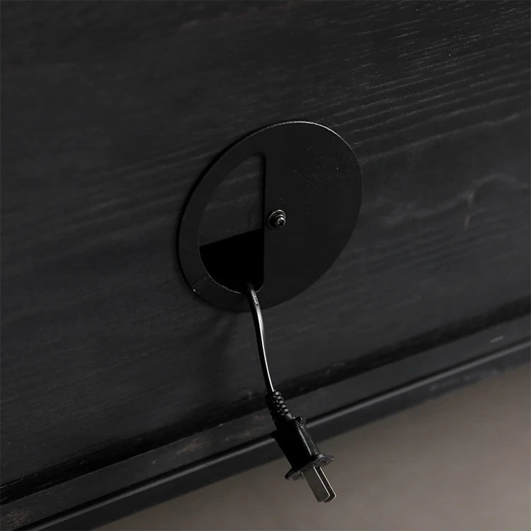 チーク調のモダンテレビ台 - 中密度繊維板製、スタイリッシュな収納キャビネット hsxz-2194