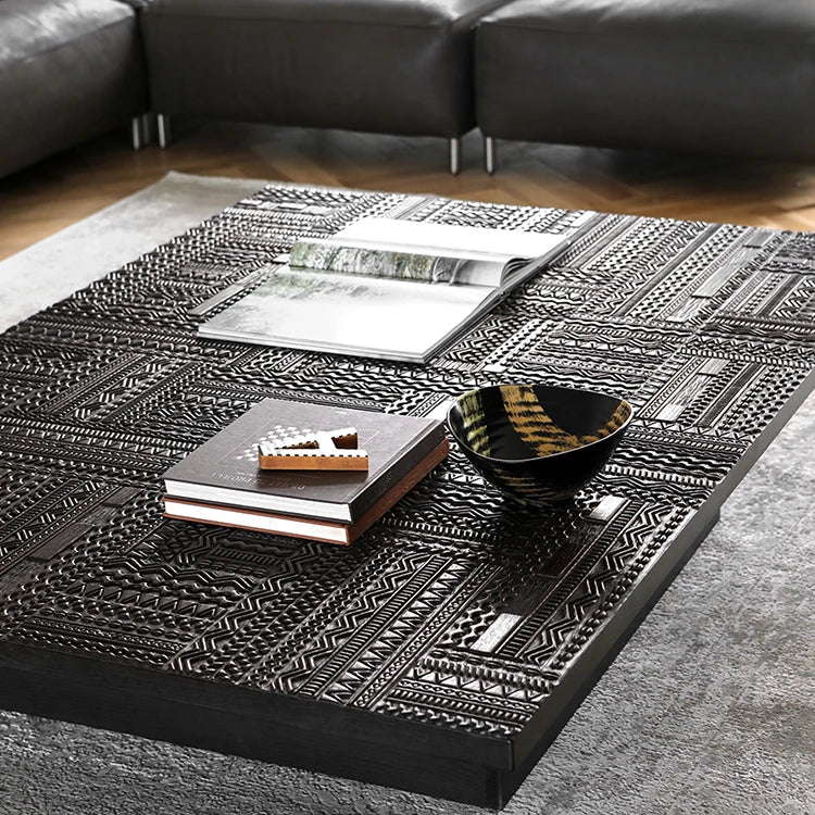 チーク製センターテーブル | シンプルで洗練されたデザイン | モダンリビングに最適 hsxz-2196