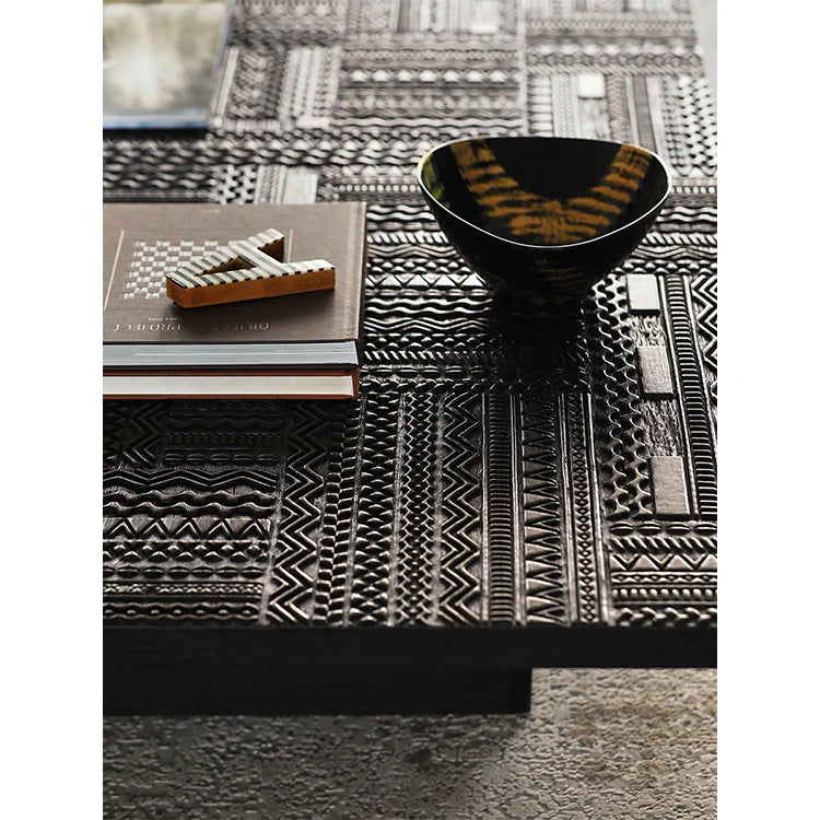 チーク製センターテーブル | シンプルで洗練されたデザイン | モダンリビングに最適 hsxz-2196