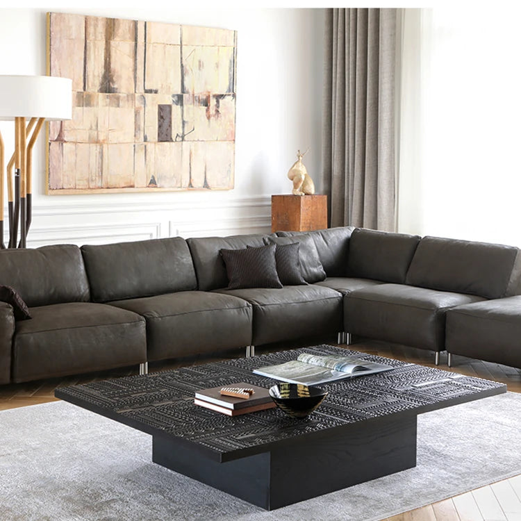 チーク製センターテーブル | シンプルで洗練されたデザイン | モダンリビングに最適 hsxz-2196