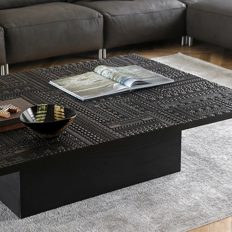 チーク製センターテーブル | シンプルで洗練されたデザイン | モダンリビングに最適 hsxz-2196