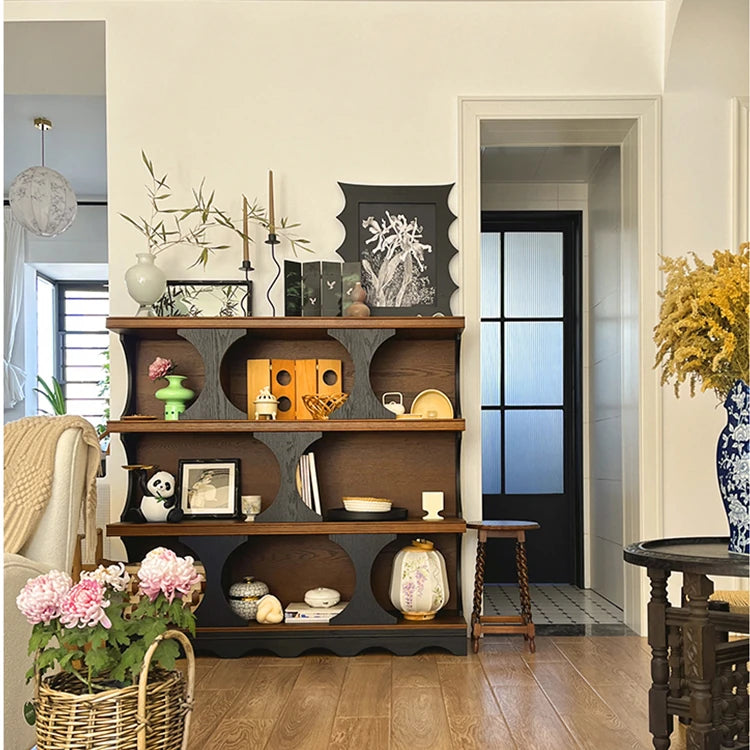 レッドオーク多層板キャビネット - おしゃれな収納ソリューション、モダンインテリアに最適! hsxz-2202