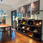 レッドオーク多層板キャビネット - おしゃれな収納ソリューション、モダンインテリアに最適! hsxz-2202