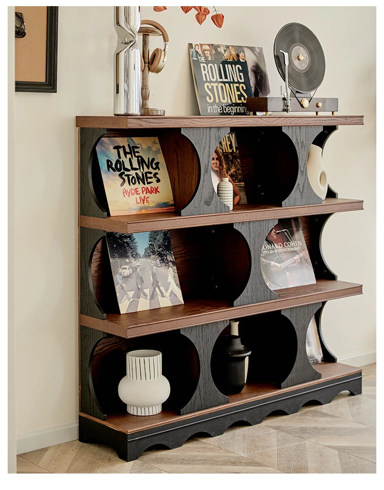 レッドオーク多層板キャビネット - おしゃれな収納ソリューション、モダンインテリアに最適! hsxz-2202