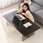 モダンなリビングに最適!パイン素材×アクリル脚のセンターテーブル hsyj-2284