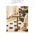 アッシュ材製センターテーブル|クラシックデザイン・エレガントなインテリアアクセント hsysg-4964