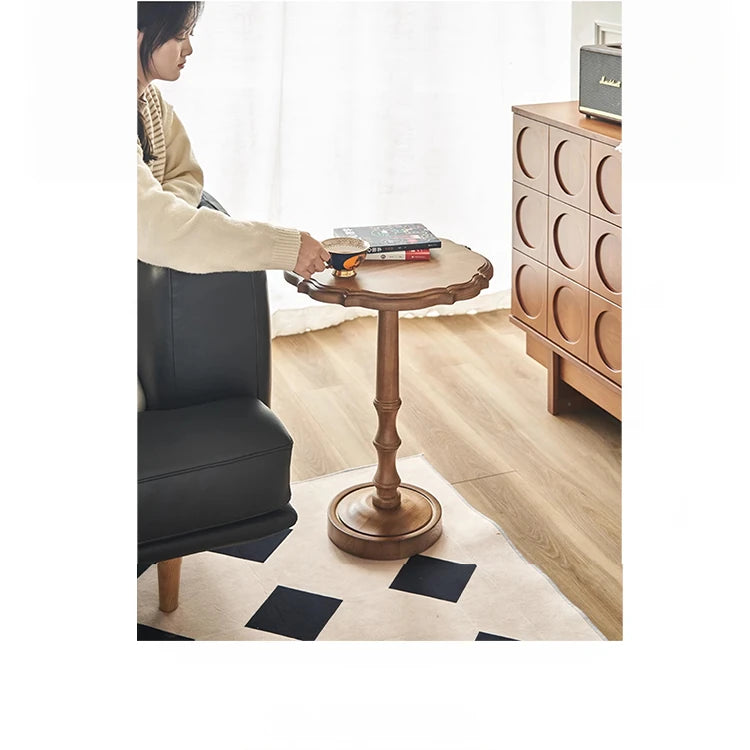 アッシュ材製センターテーブル|クラシックデザイン・エレガントなインテリアアクセント hsysg-4964