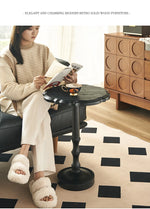 アッシュ材製センターテーブル|クラシックデザイン・エレガントなインテリアアクセント hsysg-4964