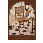 アッシュ材とラタンのクラシックチェア – おしゃれなインテリアにぴったり! hsysg-4967