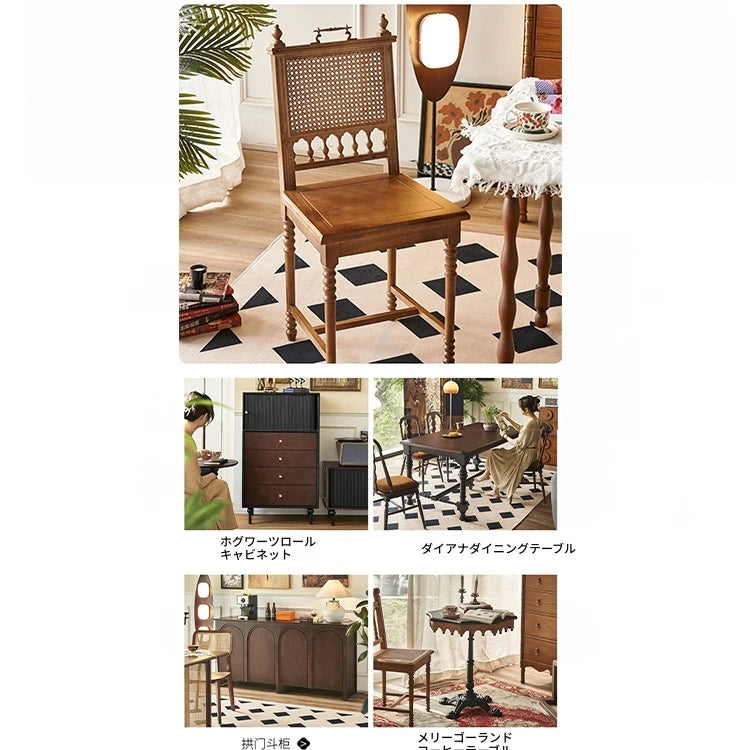 アッシュ材とラタンのクラシックチェア – おしゃれなインテリアにぴったり! hsysg-4967