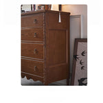 アッシュ材使用 シンプルでスタイリッシュなキャビネット 四段収納タンス 家具のデザインと機能性を兼ね備えた一品 hsysg-4968