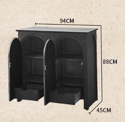 アッシュ材キャビネット - シンプルモダンなデザイン、多層板仕上げでスタイリッシュな収納を実現! hsysg-4969