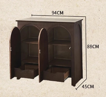 アッシュ材キャビネット - シンプルモダンなデザイン、多層板仕上げでスタイリッシュな収納を実現! hsysg-4969