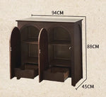 アッシュ材キャビネット - シンプルモダンなデザイン、多層板仕上げでスタイリッシュな収納を実現! hsysg-4969