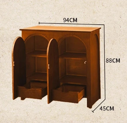 アッシュ材キャビネット - シンプルモダンなデザイン、多層板仕上げでスタイリッシュな収納を実現! hsysg-4969