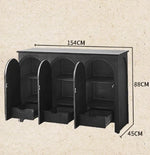 アッシュ材キャビネット - シンプルモダンなデザイン、多層板仕上げでスタイリッシュな収納を実現! hsysg-4969