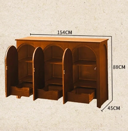 アッシュ材キャビネット - シンプルモダンなデザイン、多層板仕上げでスタイリッシュな収納を実現! hsysg-4969