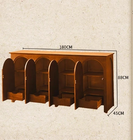 アッシュ材キャビネット - シンプルモダンなデザイン、多層板仕上げでスタイリッシュな収納を実現! hsysg-4969