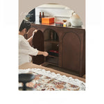 アッシュ材キャビネット - シンプルモダンなデザイン、多層板仕上げでスタイリッシュな収納を実現! hsysg-4969