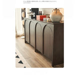 アッシュ材キャビネット - シンプルモダンなデザイン、多層板仕上げでスタイリッシュな収納を実現! hsysg-4969