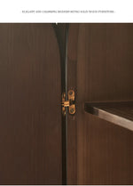 アッシュ材キャビネット - シンプルモダンなデザイン、多層板仕上げでスタイリッシュな収納を実現! hsysg-4969