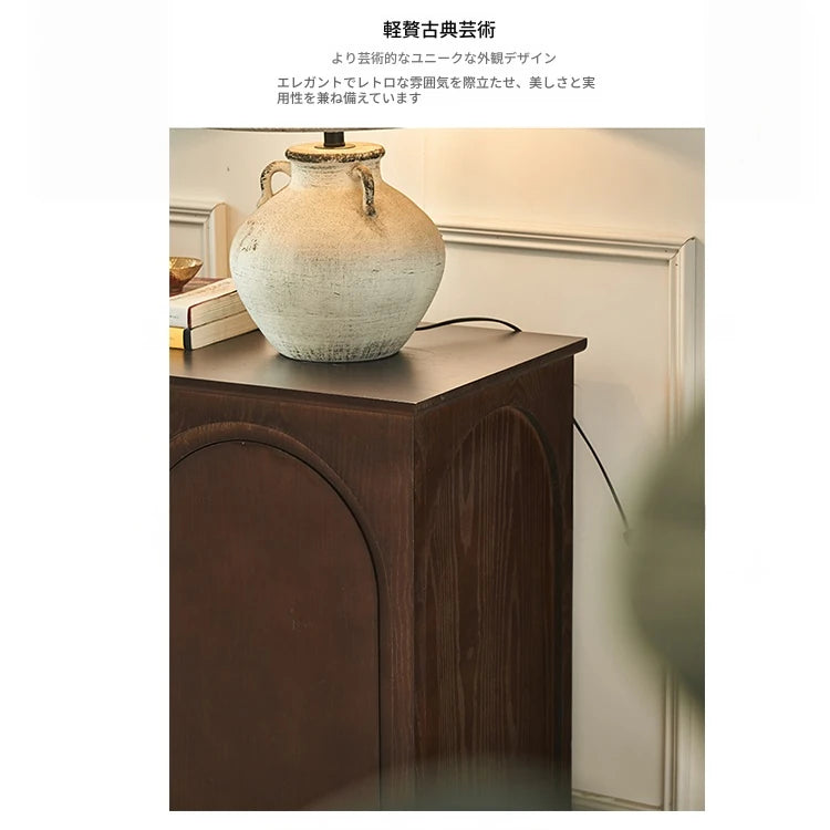 アッシュ材キャビネット - シンプルモダンなデザイン、多層板仕上げでスタイリッシュな収納を実現! hsysg-4969