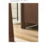 アッシュ材キャビネット - シンプルモダンなデザイン、多層板仕上げでスタイリッシュな収納を実現! hsysg-4969