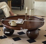 アッシュ材センターテーブル|丸型デザインでおしゃれなリビングを演出|モダンインテリア必見 hsysg-4971