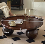 アッシュ材センターテーブル|丸型デザインでおしゃれなリビングを演出|モダンインテリア必見 hsysg-4971