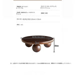 アッシュ材センターテーブル|丸型デザインでおしゃれなリビングを演出|モダンインテリア必見 hsysg-4971