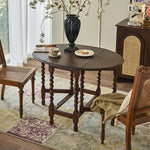 アンティークスタイルのアッシュ材テーブル - おしゃれで実用的なダイニングテーブル hsysg-4973