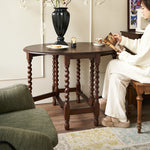 アンティークスタイルのアッシュ材テーブル - おしゃれで実用的なダイニングテーブル hsysg-4973