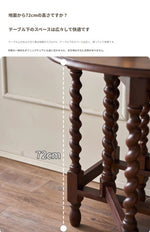 アンティークスタイルのアッシュ材テーブル - おしゃれで実用的なダイニングテーブル hsysg-4973