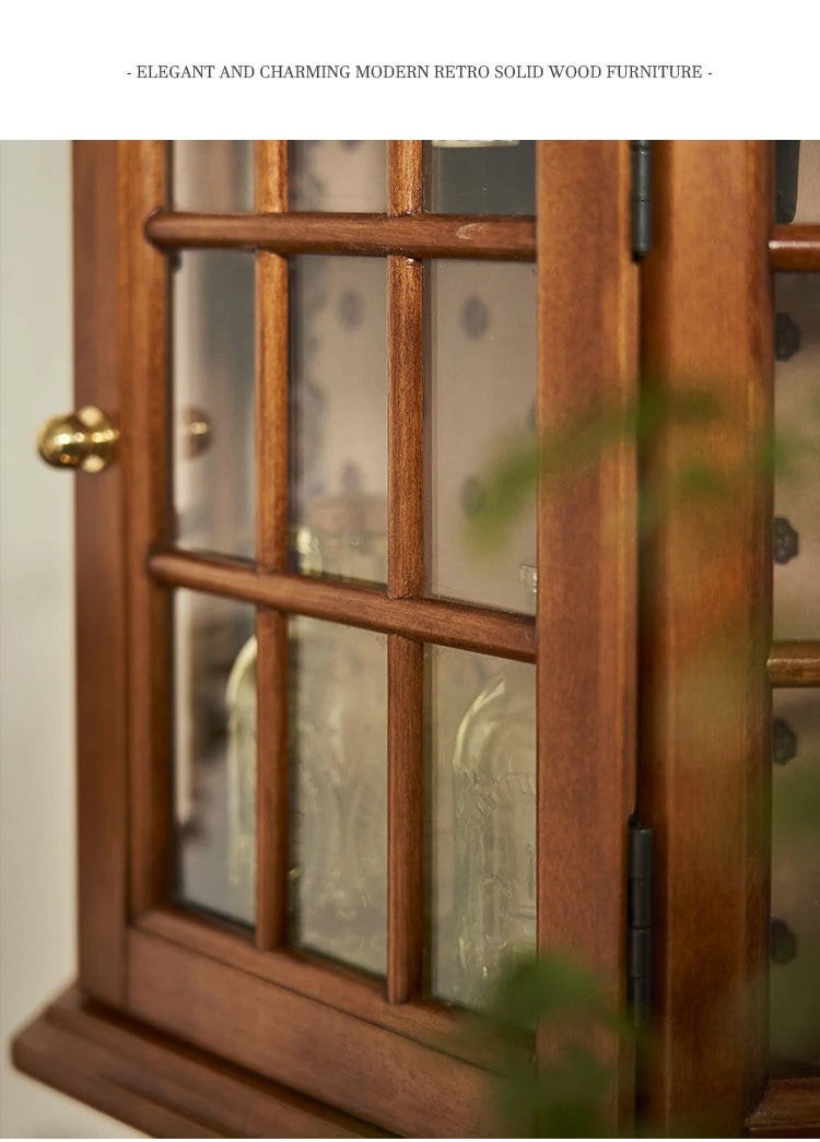 アッシュ材キャビネット ガラス扉付き おしゃれな収納飾り棚 インテリアに最適 hsysg-4975