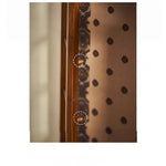 アッシュ材キャビネット ガラス扉付き おしゃれな収納飾り棚 インテリアに最適 hsysg-4975