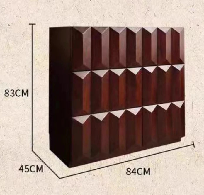 アッシュ材キャビネット|美しいデザインと収納力を兼ね備えたモダン家具 hsysg-4976