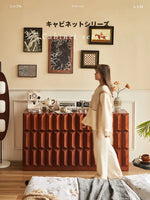 アッシュ材キャビネット|美しいデザインと収納力を兼ね備えたモダン家具 hsysg-4976