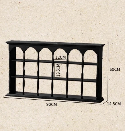 アッシュ材使用!オシャレなラック 収納力抜群のディスプレイシェルフ hsysg-4977